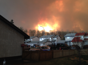 Wildfire at my back door